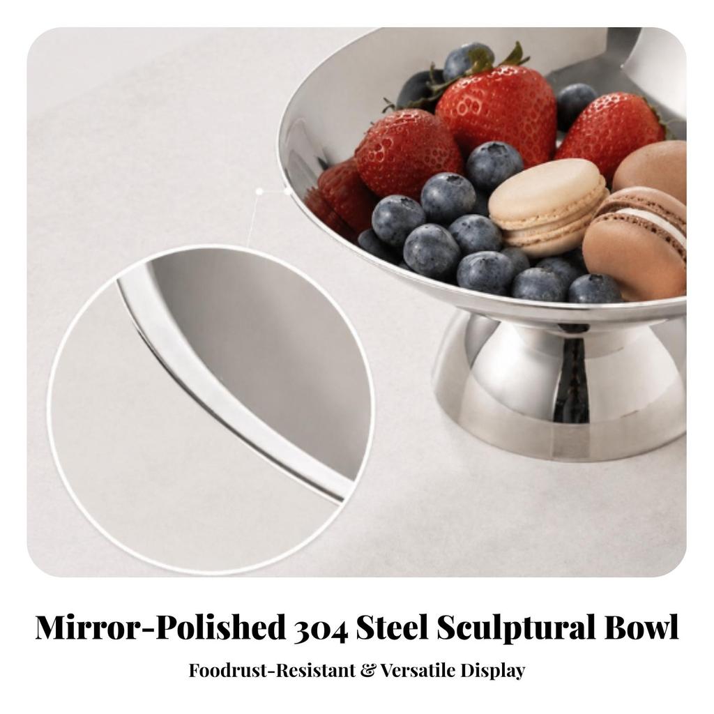 Pedestal Bowl Versatile Fruit with Base Sturdy for Dining Table