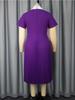 Bow Tie Colorblock Short Sleeve Pleated Dress Elegant Slim Fit Style for Women Summer Wedding Guest Dress New Arrival