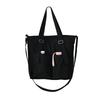 Large-Capacity One-Shoulder School Bag Korean Tote Bag Japanese Canvas Basket  Female