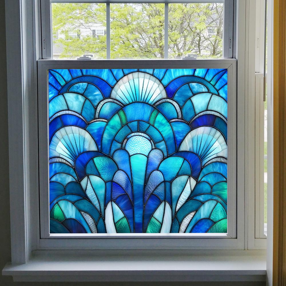 BL301-330 Colored PVC Static Cling Window Film - No Glue Home Decoration