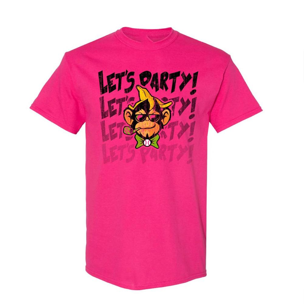 Party Animals Baseball T-shirt Pink Unisex All Sizes S To 45Xl Unisex T-Shirt