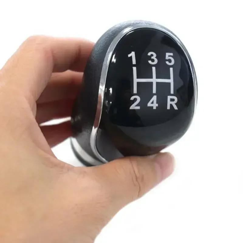 5 Speed Gear Shift Knob For Ford Fiesta MK7 2008 - 2013 Focus MK2 FL 2008 - 2011 PU Leather Manual Gear Shift Knob