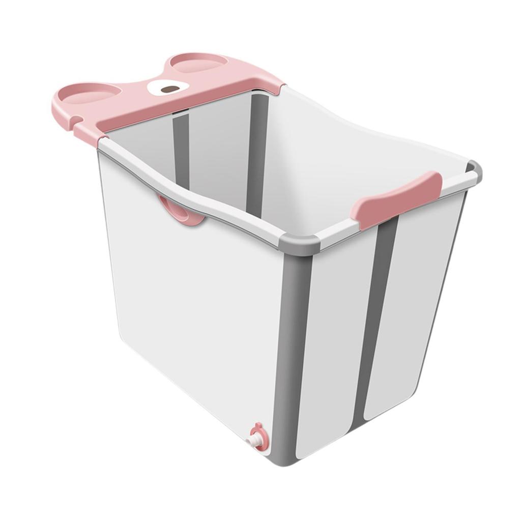 Compact Baby Bathtub with Cartoon Design And Non-Slip Base