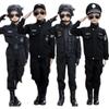 Dětská policejní uniforma - Zimní sametový kostým pro kluky a holky do školky