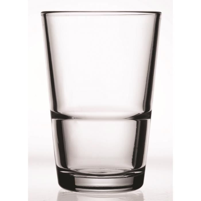Verre à eau - Was Germany - H 100 mm - Diamètre 48 mm - Verre plat - Compatible lave-vaisselle