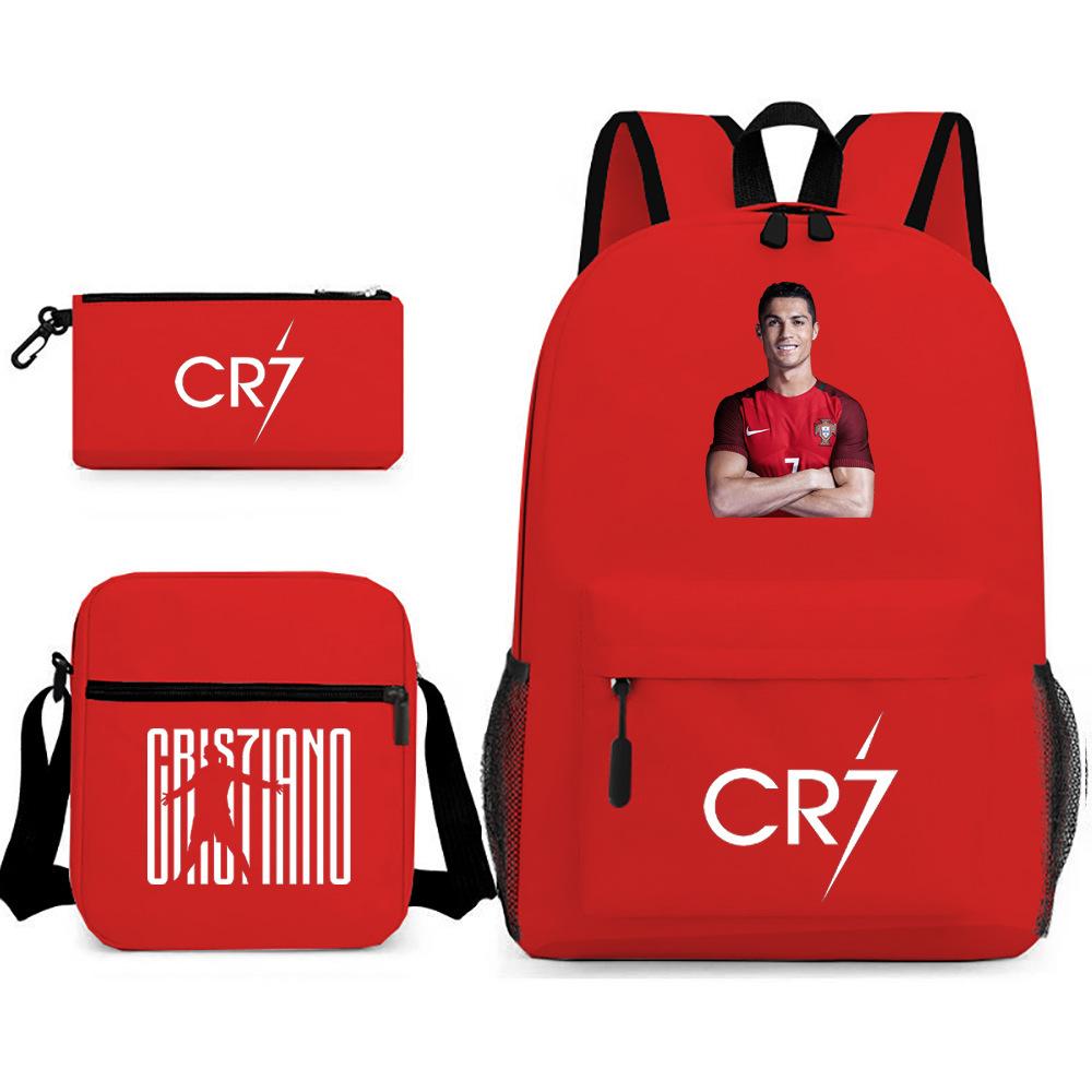 Stitc Cartoon Full Print Backpack Student Bag Pencil Case Two-Piece Set Children'S Backpack