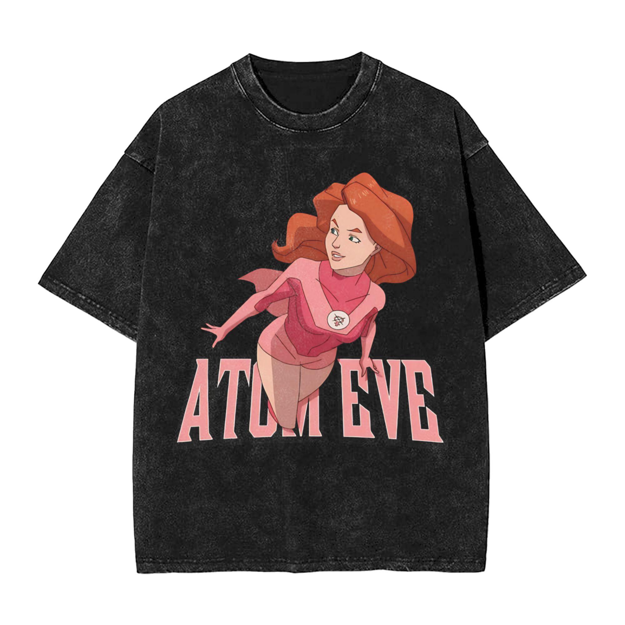 Men Anissa- Invincible in Action Character T-Shirts  Tops Beach Y2K Fun Short Sleeve T-Shirt Crewneck Loose Tshirt Wholesale S