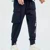 Anta Letter Logo Loose Casual Sweatpants Tapered Sport Pants Couples Style Unisex Bottoms Black 952228510-2
