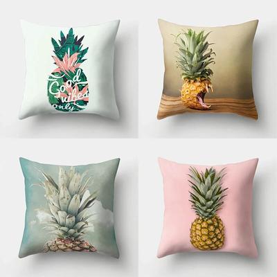 Pineapple Series Printed Pillowcases Home Decoration Living Room Sofa Cushion Cover Bedroom Room Decoration