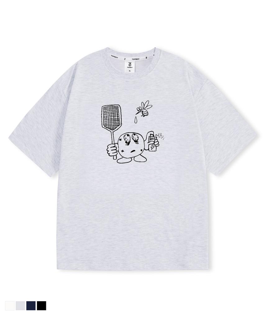 TOPBOY Mosquito Oversized Short Sleeve T-Shirt (Type B)