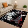 3D I-Itachi Cartoon Anime Living Room Non-Slip Area Rug Carpet for Bedroom Playroom Sofa,Easy Clean Home Decor Doormat Kid