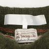 TAO COMME des GARCONS [xINVERALLAN] Green Fair Isle Wool Ribbed Knit Sweater tops M Green x purpleUsed