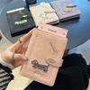 Cartoon Animals Design RFID Passport Cover Waterproof Material Embroidered Dogs PU Leather Passport Holder ID Bank Cards Holder