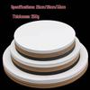 Round White Art Paper Discs