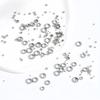 100pcs Stainless Steel Spacer Loose Beads 1.5mm 2mm 3mm 4mm 5mm 6mm 7mm Big Hole Bead for DIY Necklace Bracelet Jewelry Supplies