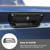 RT-TCZ Rear Trunk Door Tailgate Handle Cover Trim Decoration Accessories for 2018 2019 2020 2021 2022 Dodge Ram 1500 (Black)