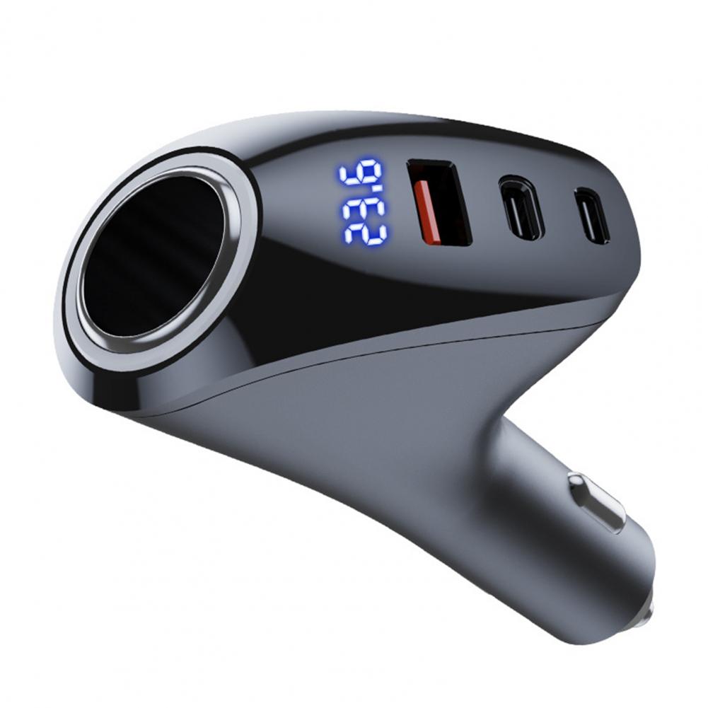 

3-In-1 USB PD Car Charger Universal 12-24V Automotive Phone Charging Adapter Multiple Ports High-speed Charging Car Charger