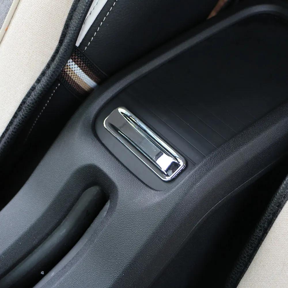 For Peugeot 2008 2014 2015 2016 2017 2018 Armrest Box Open Handle Cover Sequin Decoration Sticker Trim Interior Accessories