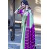 New Launch - Soft Lychee Silk Saree with Rich Pallu and All Over Jacquard Work