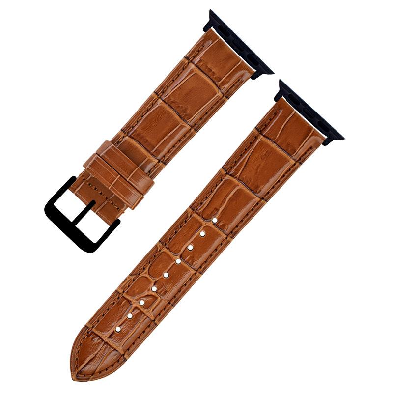 The First Layer of Cowhide Is Suitable for Apple Watch Strap Iwatch7 6 5 4 3 Apple Leather Watch Strap