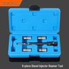 Diesel Injector Seat & Valve Cleaning Reamer Set: 6, 7, 11, 17 Pieces