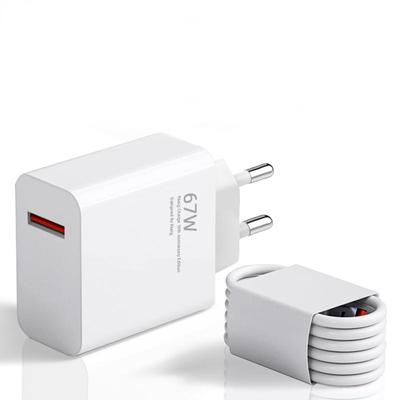 Charger 67W For Xiaomi Mi 12 12T 13 Pro Ultra Lite USB C Charger Redmi Note 11 12 Turbo Poco F5 X5 Pro Fast Charger