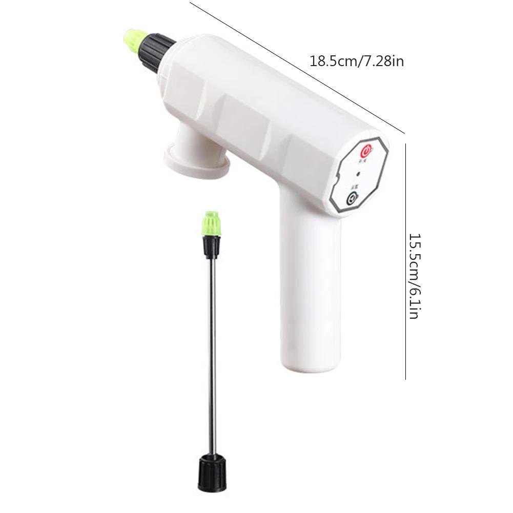 Electric Short +Long Nozzle Spray Can Head Electric Plant Spray Bottle Watering Fogger USB Home Garden Sprayer Machine