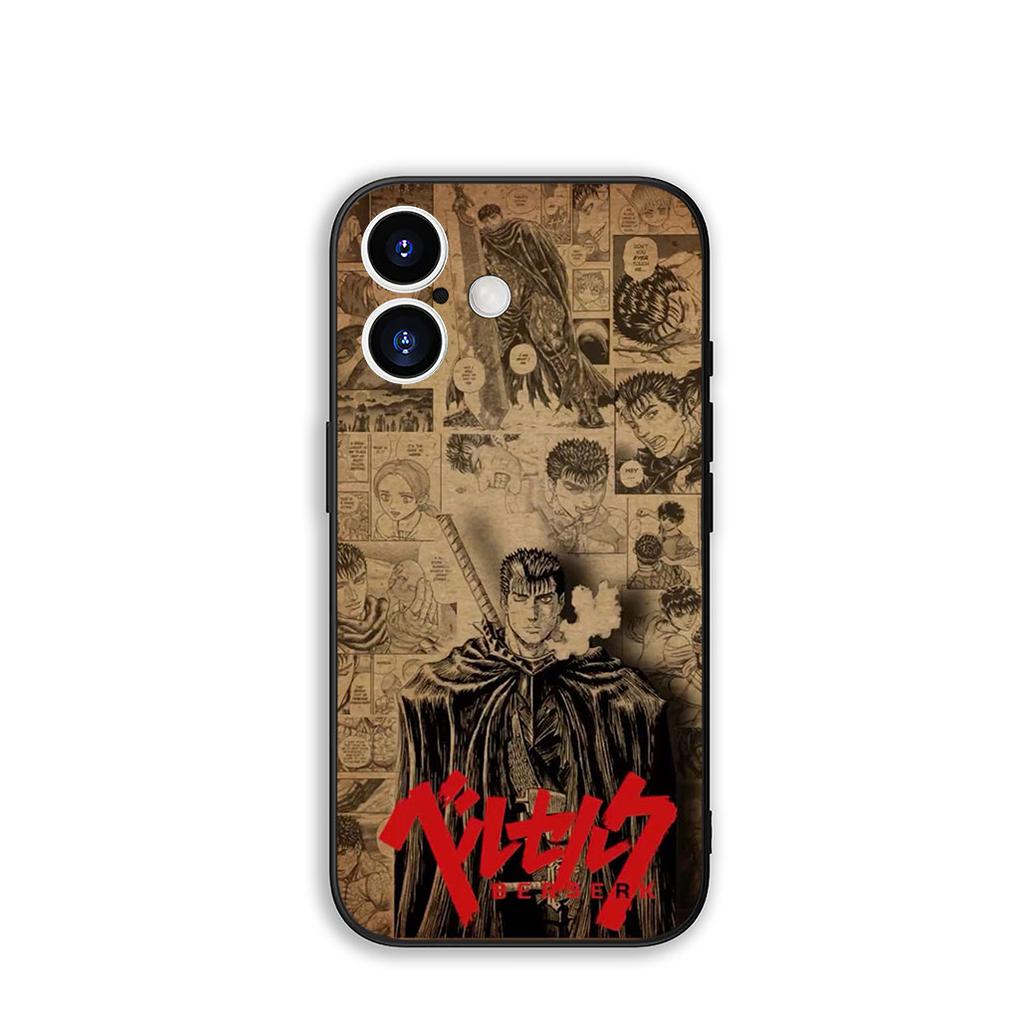 for Samsung Galaxy A55 A54 A25 A36 A17 A26 A35 A33 A34 A14 A37 S8 S9 S20 S21 FE S10 Plus Phone Cover Case Berserks Comic Guts