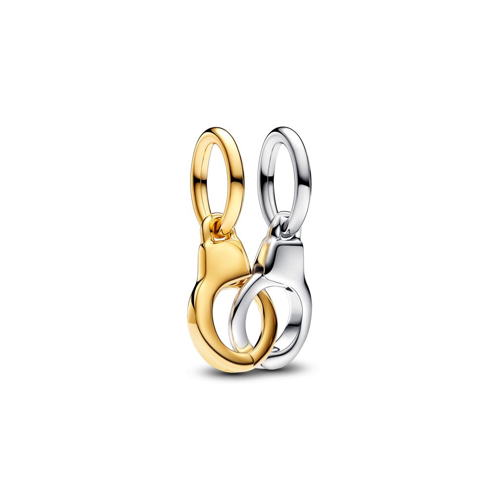 Neuer Avocado Doppel Hängeperle Kupfer Herz Charm Ewigkeit Kreis Anhänger Kompatibel Mit Authentischen Pandora Armbändern Halsketten DIY Schmuck