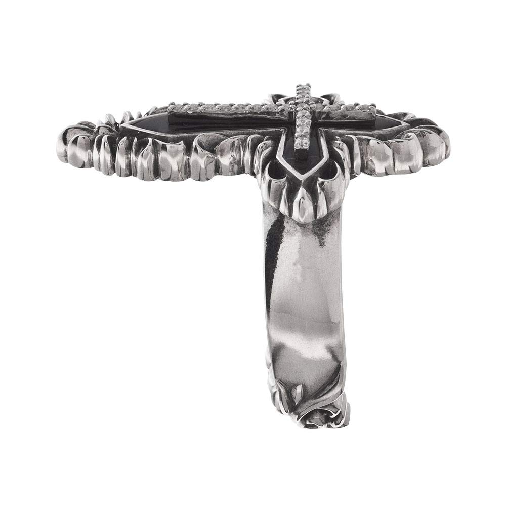 Artemis Classic Floral Divine Ring Silver Brand Silver 925 ACR0264, Men's Accessory, Jewelry, Ring,