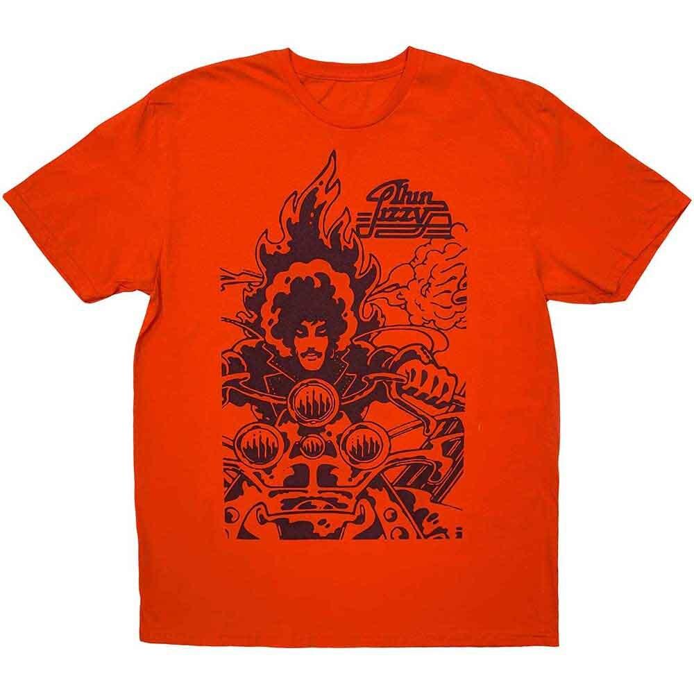 Thin Lizzy The Rocker T-Shirt Orange New XXL