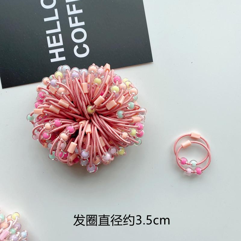 

20 шт./лот Девочки Красочные бусины Резинки для волос Нейлоновая эластичная резинка Детские DIY Держатели для хвостиков Скранчи Детские аксессуары