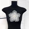 Polyester Flower Embroidery Mend Apparel Repair Mend Polyester Texture Suitable for Clothing and Craft Projects