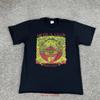 Teufelsklauen T-Shirt Herren Groß Schwarz Oplopanax Horridus Botanisch Vintage Gewaschen Leicht Designer-Kleidung Atmungsaktiv Stilvoll