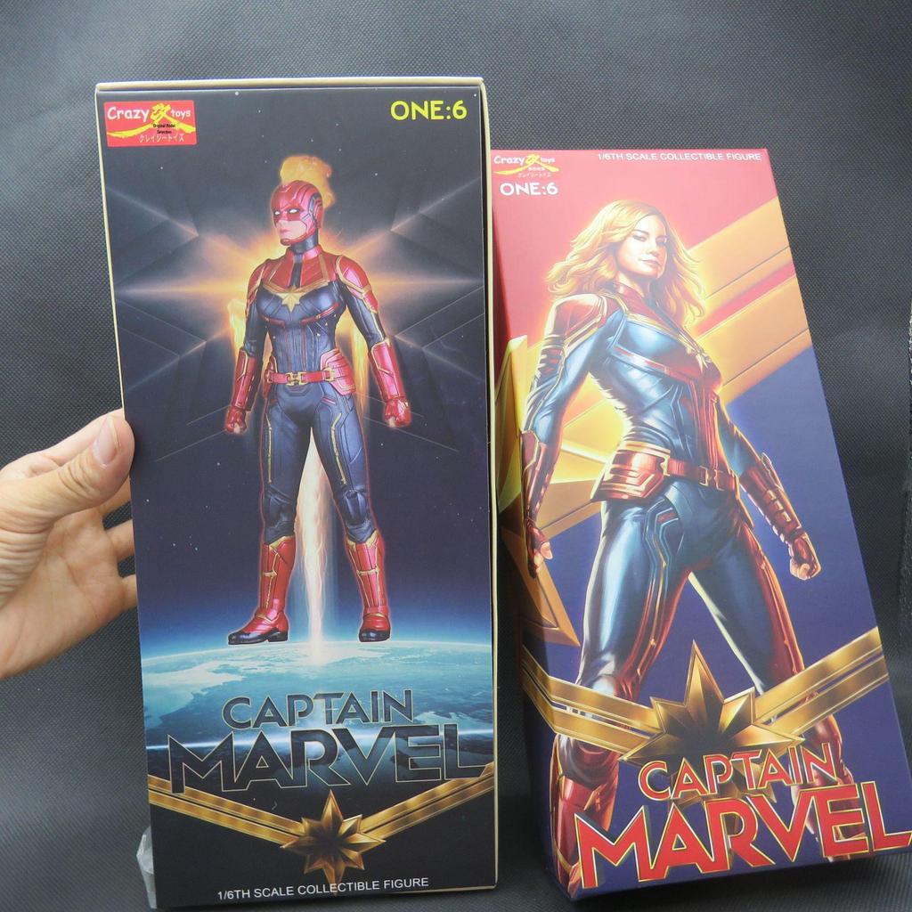 Marvel 1/6 Scale Iron Man MK45 Figure with Color Box - The Flash, Captain Marvel, Thor Edition.