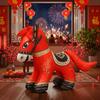 Lively Cute Design Year of Horse Plush Toy Horse Mascot Plush Toy  New Year Celebration