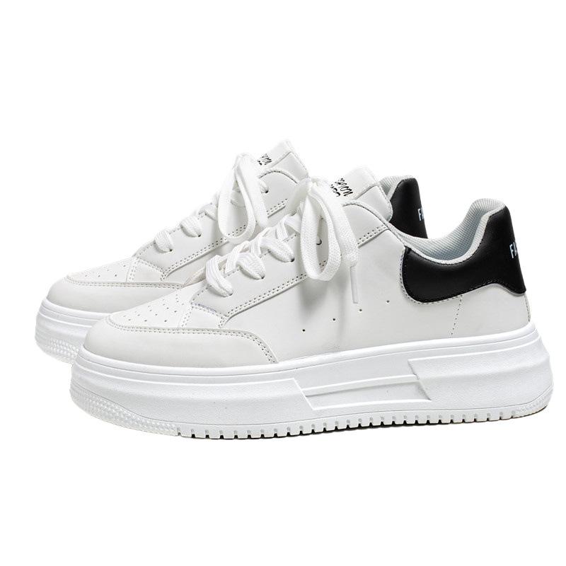 McQueen white shoes men's summer breathable trend versatile pure white board shoes youth leisure sports men's shoes summer