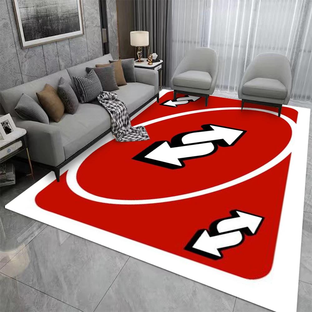 Uno Carpet Cartoon Living Room Bedroom Kitchen Sofa Table Balcony Rug Non-slip Washable Mat Exquisite Home Ornaments