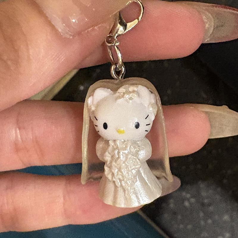 

Cartoon Kt Cat Keychain Pendant Cute Key Chain Keyring Children S Toy Backpack Pendant Birthday Present Decor Gift
