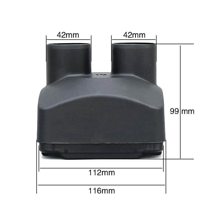 Single Double Four Hole 42/60/75/90mm 2KW / 5KW Car Air Outlet Vent Cover For Air Diesel Parking Heater Parts Heater Truck