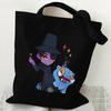 Spot KPOP Demon Hunter Group Printed Canvas Bag Student Daily Trend Handbag Shopping Bag