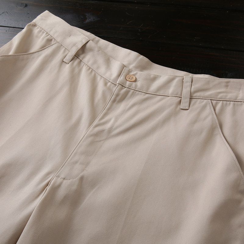 Classic Good Goods Plaid Pure Cotton Export Men's Clothing Factory Leftover Stock Summer Light Business Straight Half Length Casual Shorts