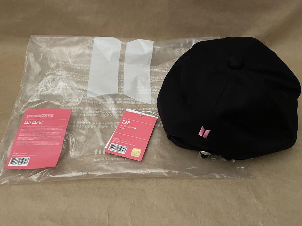 [USED] BTS DYNAMITE Black Cap with Tags