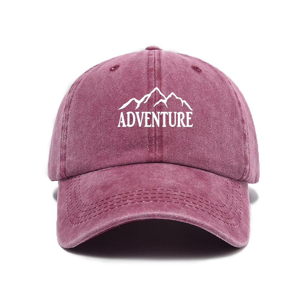 Adjustable Breathable Unisex Baseball Cap Simple Urban Print Hat