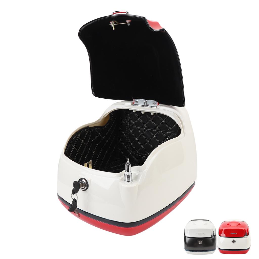 38L Motorcycle Top Case Fashionable Look Water Resistant Ample Space Trunk Top Box for Electric Bike