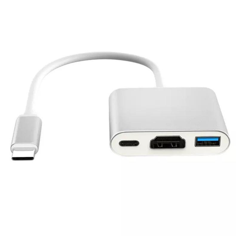 Type-C To HDMI 3-in-1 Expansion Dock for TV and Projector