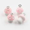 15Pcs Charms Colorful Lovely 3D Mushroom 16X12X12Mm Pendants Crafts Making Findings Handmade Jewelry Diy For Earrings Necklace