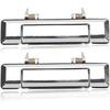 Maçaneta Externa de Porta Compatível para Toyota Land Cruiser Séries 60 70 FJ70 FJ60 FJ76 FJ78 FJ79 1984-2006 2007 Cromada Dianteira Traseira Esquerda e Direita