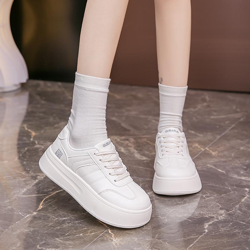 Fashion Retro Woman Shoes All-Match Clogs Platform Casual Female Sneakers Wedge Basket 2024 Creepers Small Sports New Summer Leisure