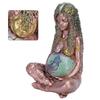 Resin Mother Earth Statue Figurine Garden Ornament Goddess Statue Home Outdoor Decoration
